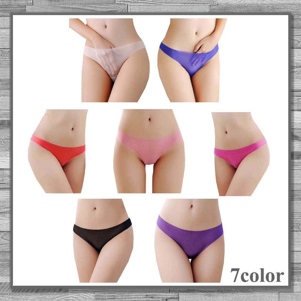 [REX STANDARD] Women's Thong Panties – 3-Pack, Sheer Mesh, Sexy Lingerie, Free Size