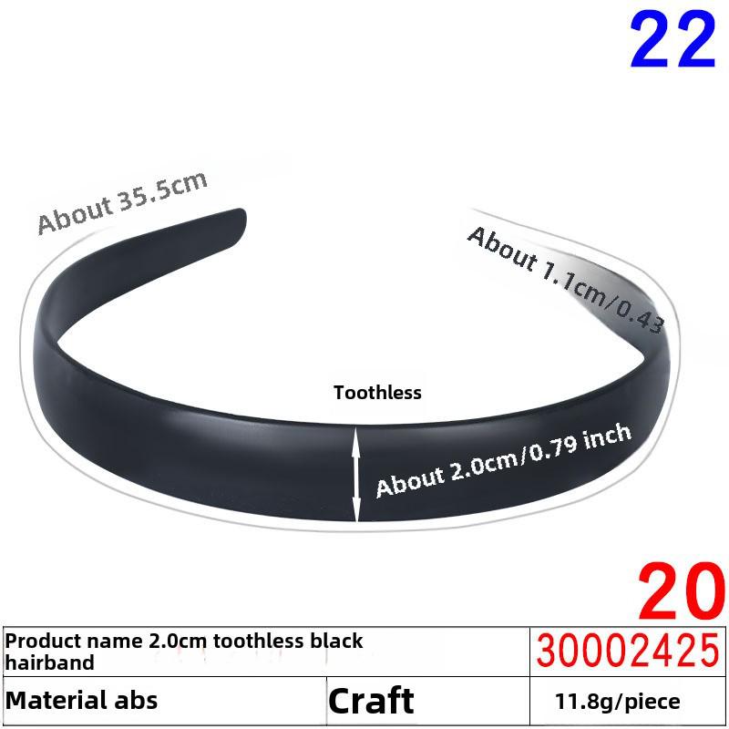 Highly Recommended Handmade Black Twisted Headband for Women - Perfect for DIY and Mother's Day.