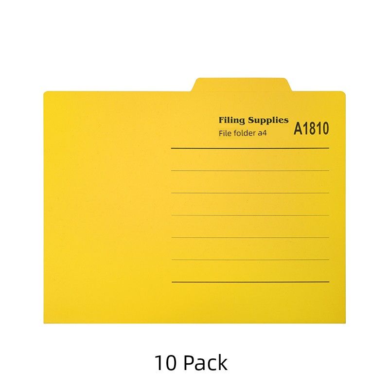Thickened A4 Color Paper File Category Folder 98213 Index Folder Stationery Folder Storage Single Piece