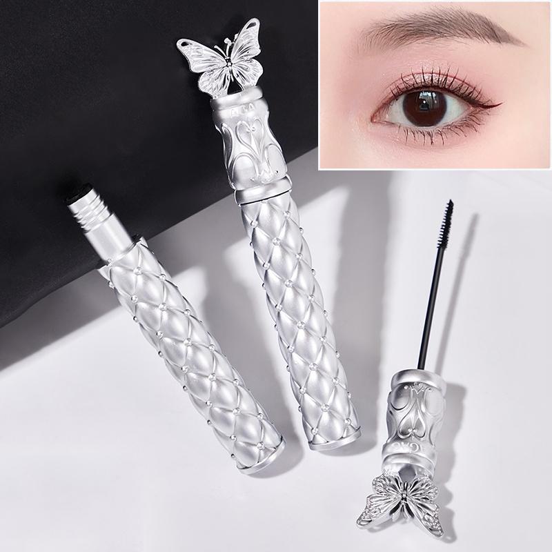 High Washable Mascara Makeup Volumizing Lengthening Defining Curling Waterproof Mascara Carbon Black Girls Gift