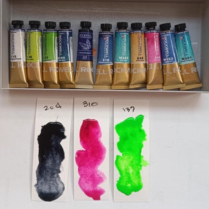 15Ml-tubular Professional Painter Watercolor Pigment Outdoor Sketching Portable Supplies Artist Hand-painted Watercolor Creation