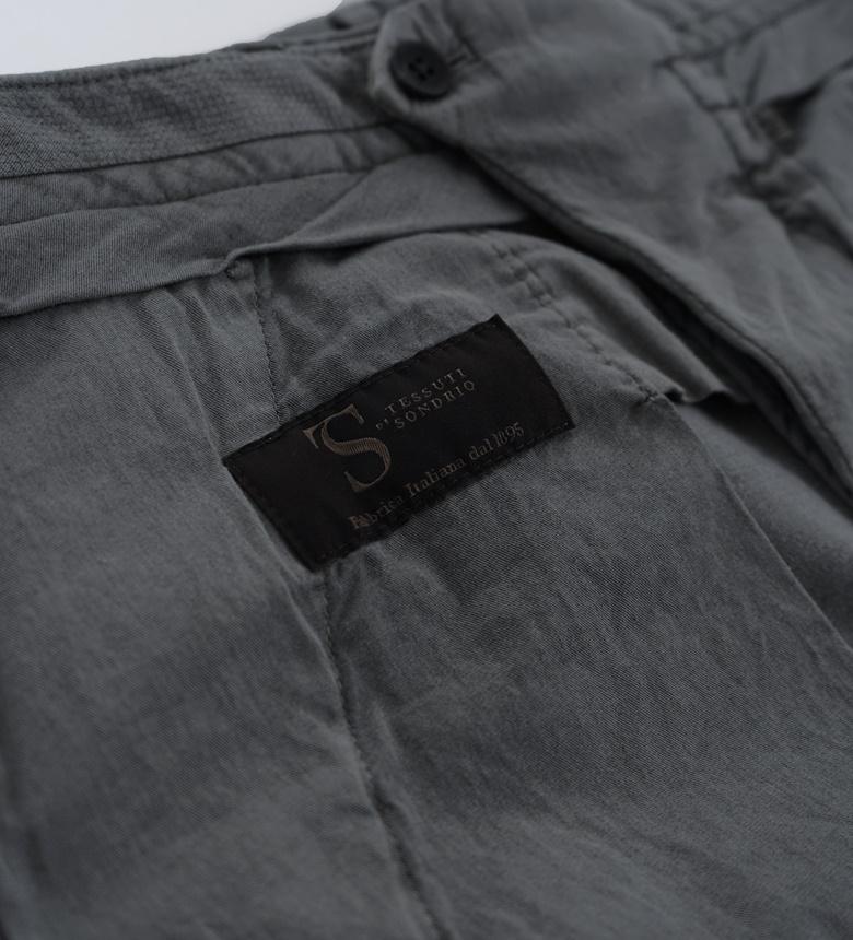 BIRBANTE Sondrio Stretch Satin Pants - Grey