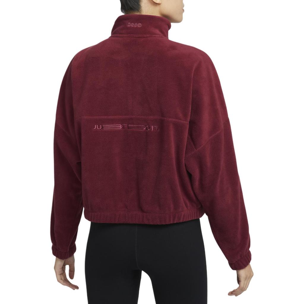 Nike Polar One Tf Hz Top Year Of The Snake Limited Edition Half-Zip Pullover Sweatshirt Women Tops Burgundy HV8465-677
