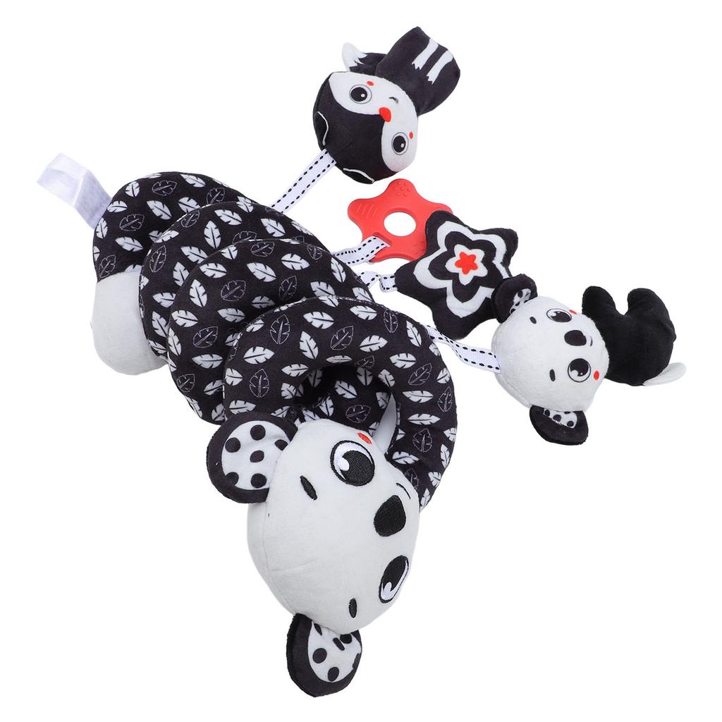 Wiszące Grzechotki do Łóżeczka Zabawka Uroczy Wygląd Wygodna Przenośna Pluszowa Spiralna Zabawka Aktywna do Fotelika Samochodowego