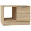 Coffee Table Sonoma Oak 50x50x36 cm Particle Board