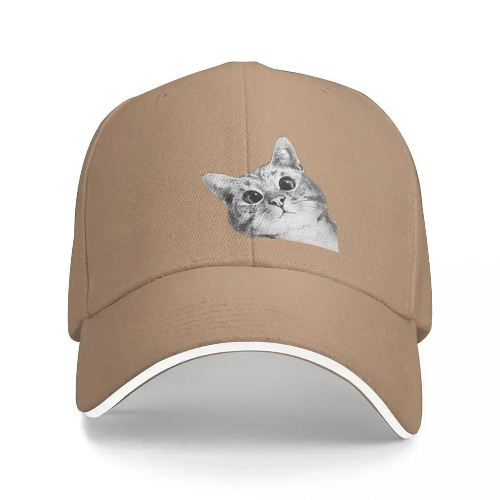 sneaky cat Funny Baseball Cap Horse Hat Adjustable Rave Caps For Women Men's