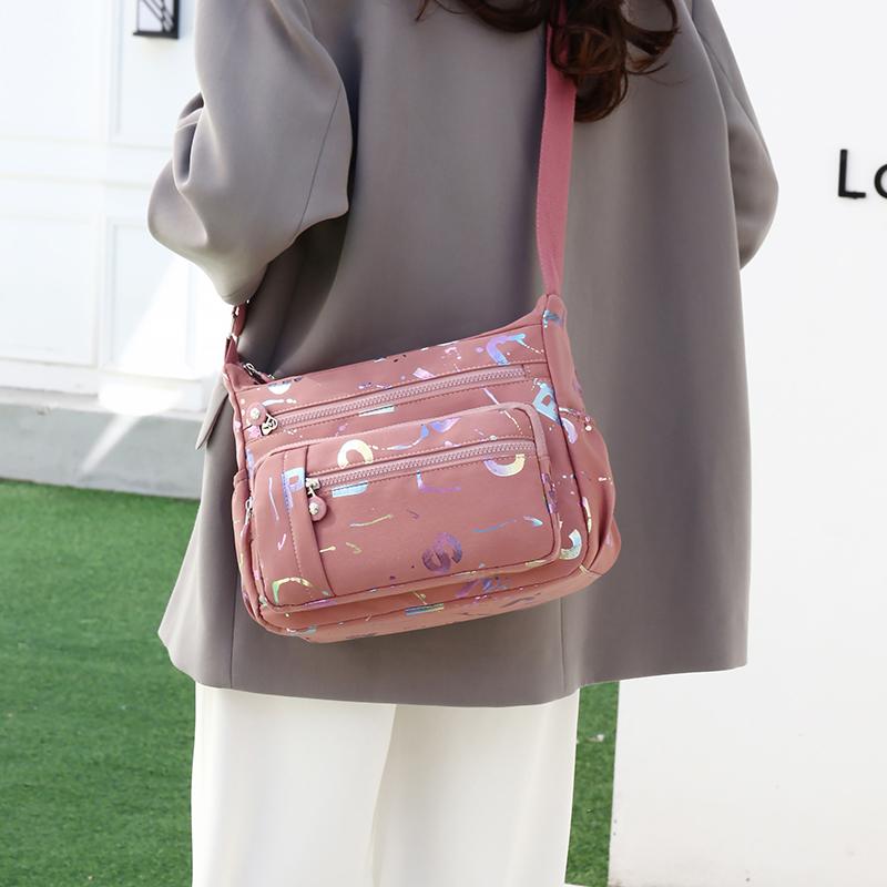 Wasserdichte Damen-Umhängetasche mit großer Kapazität, multifunktionale Mode-Umhängetasche, mehrschichtige Damen-Handtasche, Umhängetasche