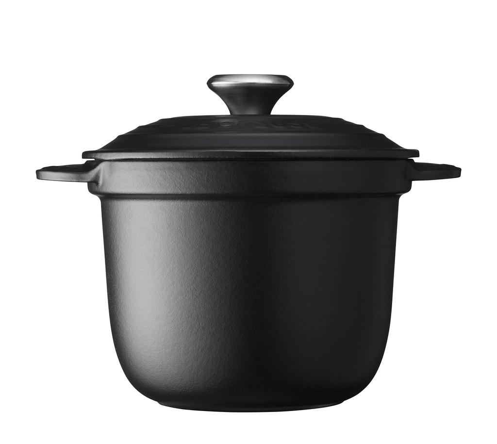 LE CREUSET Cocotte Every 18" Gusseisen Emaille Topf, Mattschwarz, Gas-, Induktions- und Ofenkompatibel [Offizielles japanisches Produkt]
