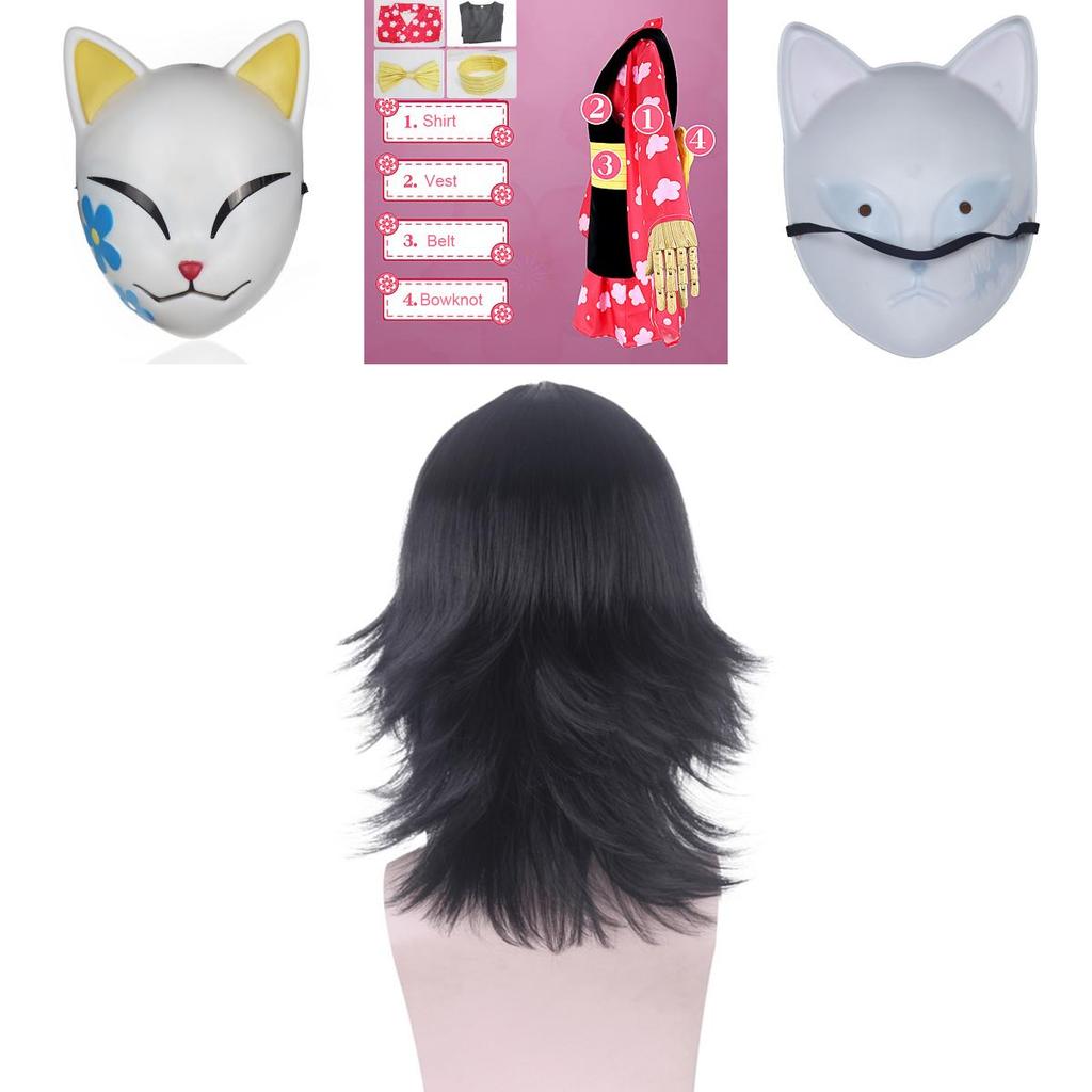 Exquisites Demon Slayer Kimetsu No Yaiba Makomo Cosplay Kostüm für Damen mit perfekten Nähten und atmungsaktivem Stoff