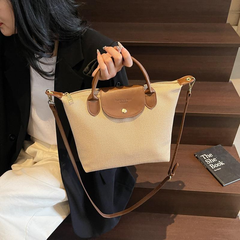 Today's Popular Niche Design Contrasting Color Bags Women's New High-end Versatile Messenger Bags Commuter Handbags