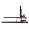 Pallet Forks, 1814 Kg Clamp On Pallet Forks, 149 Cm Total Length Heavy-Duty Tractor Fork with Anti-Tilt Bar & Adjustable Stabilizer Bar, Fit for