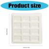 12 Grids Ceramic Artist Paint Palette Ceramic Mixing Tray Watercolour Paints Palette for Painters