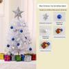 60cm Luminous White Mini Christmas Tree for Desktop Holiday Decor