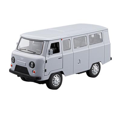 1/18 Russian UAZ TRAVELER BUS Alloy Model Car Toy Diecasts Metal Casting Pull Back Sound and Light Car Toys for Children Vehicle