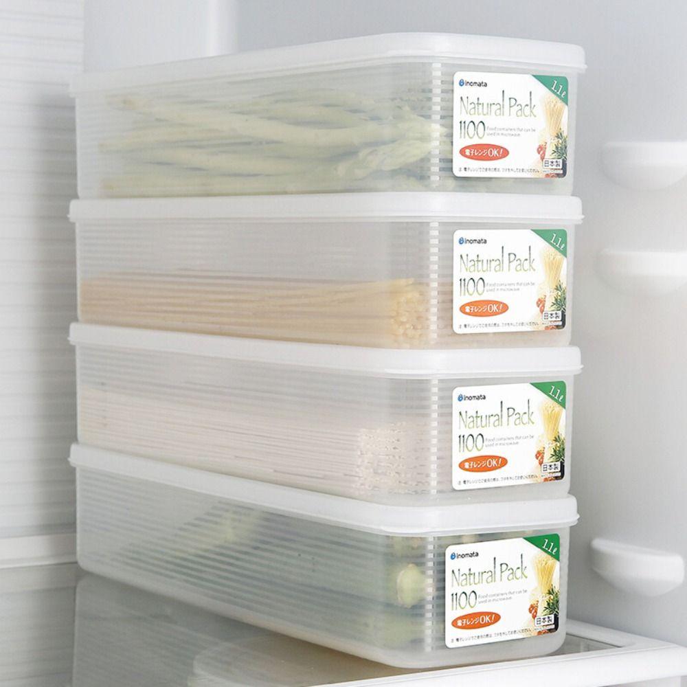 Rectangular Refrigerator Fresh Box Food Preservation Sealed Container  Kitchen Accessories