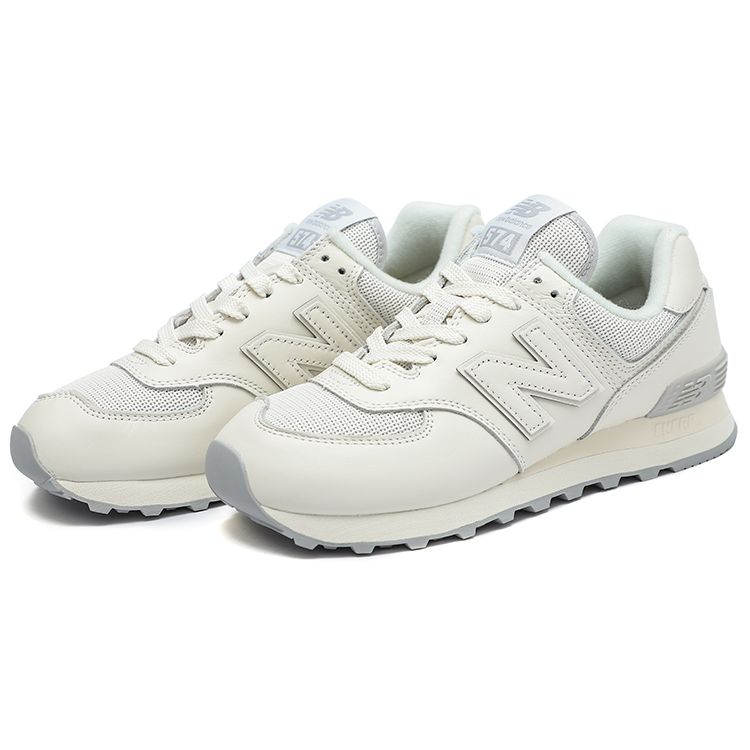 New Balance NB 574 Retro Nízké Ležérní Běžecké Boty Unisex tenisky Světle šedá ML574WP2