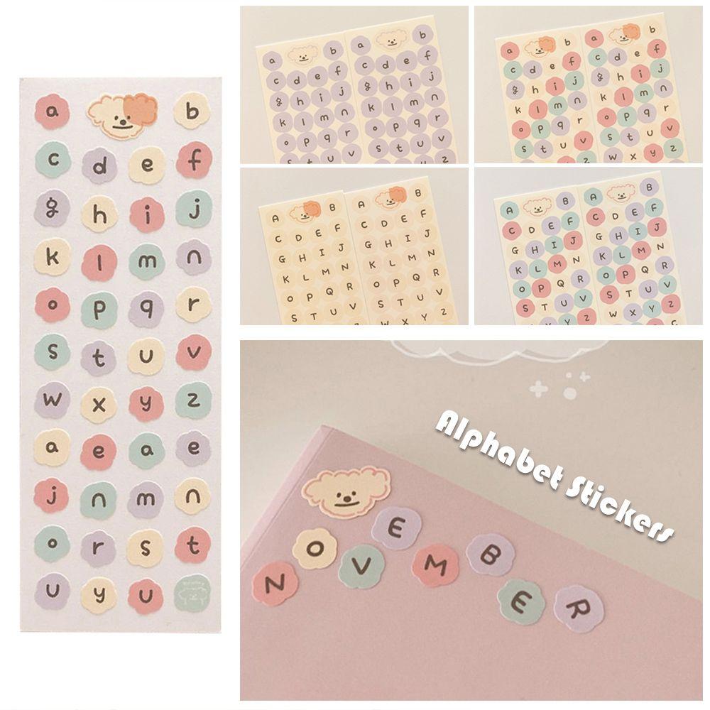 

Crafts Scrapbooking Journal Diary Ablum Self Adhesive Paper Stickers Decorative Alphabet Stickers