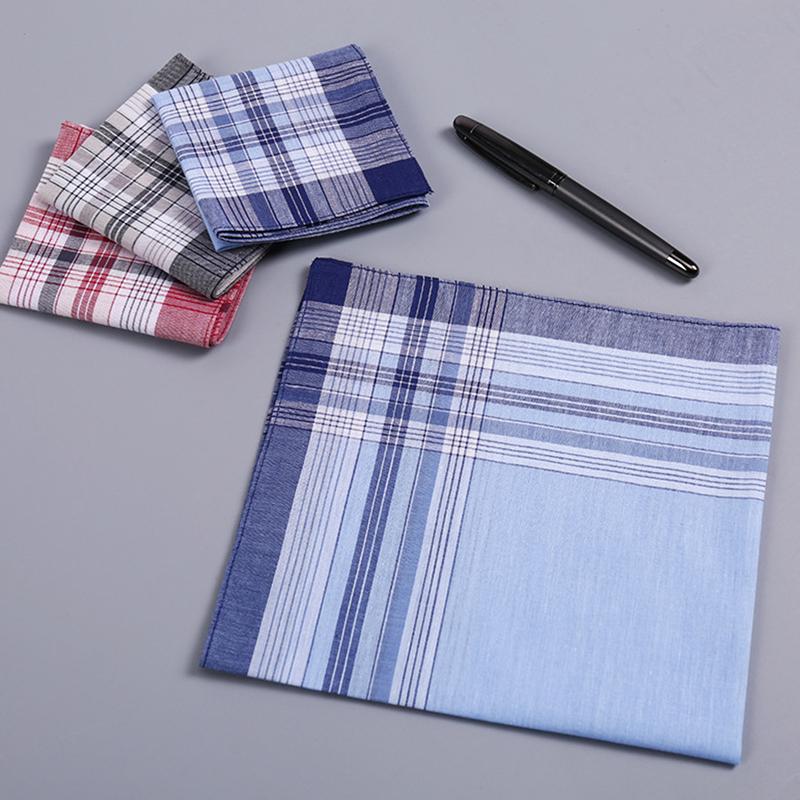 40X40Cm Cotton Handkerchief Towel For Adult Big Square Bandanas Multiple Use Face Towel Men Sweat Wipe Cloth 40X40Cm