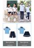 2023 Summer Short Sleeve T-shirt School Uniform Set for Junior & High School Students - Boys & Girls Two-piece Sports Class Uniform