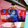 Singer Japaneses Ado Anime Beach Swimming Towel Soft Absorbent Washcloth Children's Gifts For Kids Travel Camping Gym