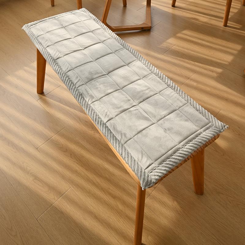 Chair Cushion Dining Room Long Bench Seat Cushion Rectangular Shoe Changing Stool Mat Bench Seat Protector Sofa Seat Pad