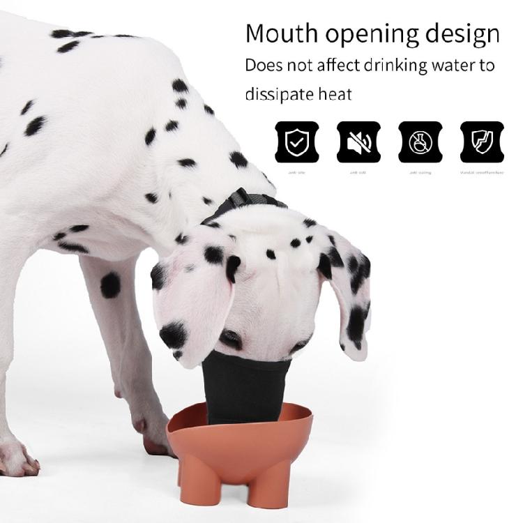 Noise Reducing Dog Muzzle Breathable ChewProof Design Secure Pet Training Muzzle for Public Space and Travel Essential