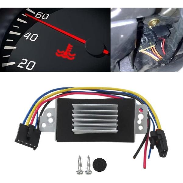 HVAC Blower Motor Resistor Complete Kit With Harness 15 81773, 89018778, 89019351, 1581773, 15-81773 - Fit for Chevy Silverado, Tahoe, for Suburban,