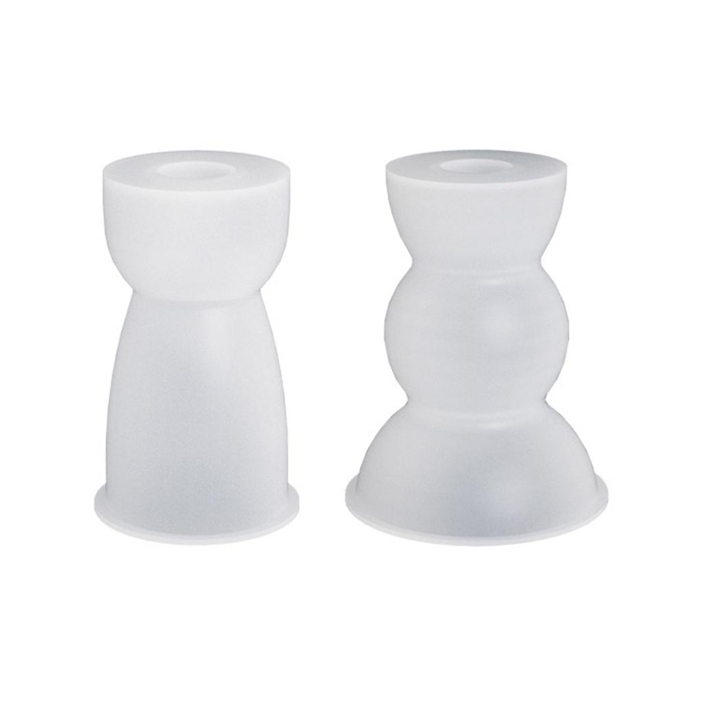 Resin Casting Candle Holder Silicone Mold Semicircle Geometric Mold Suitable for Epoxy Candle Holder Family Table Decor