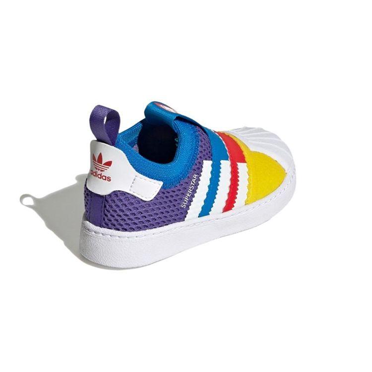 Adidas Originals Superstar 360 2.0 Comfortable Versatile Breathable Shock Absorbing Low Top Walking Shoes Baby Shoes GY9196