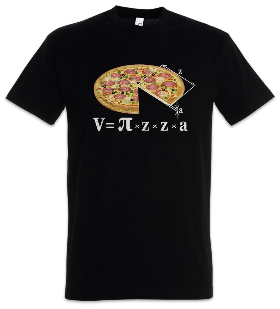 

V = Pizza I T-Shirt Mens Womens Tees Top Fun Geek Nerd Teacher Maths Professor Student Mathematics L