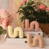 1pc Nordic S-Shaped Geometric Aromatherapy Soy Wax Candle Handmade for Home Decor &Bedroom/Bathroom/Daily Stress Relief