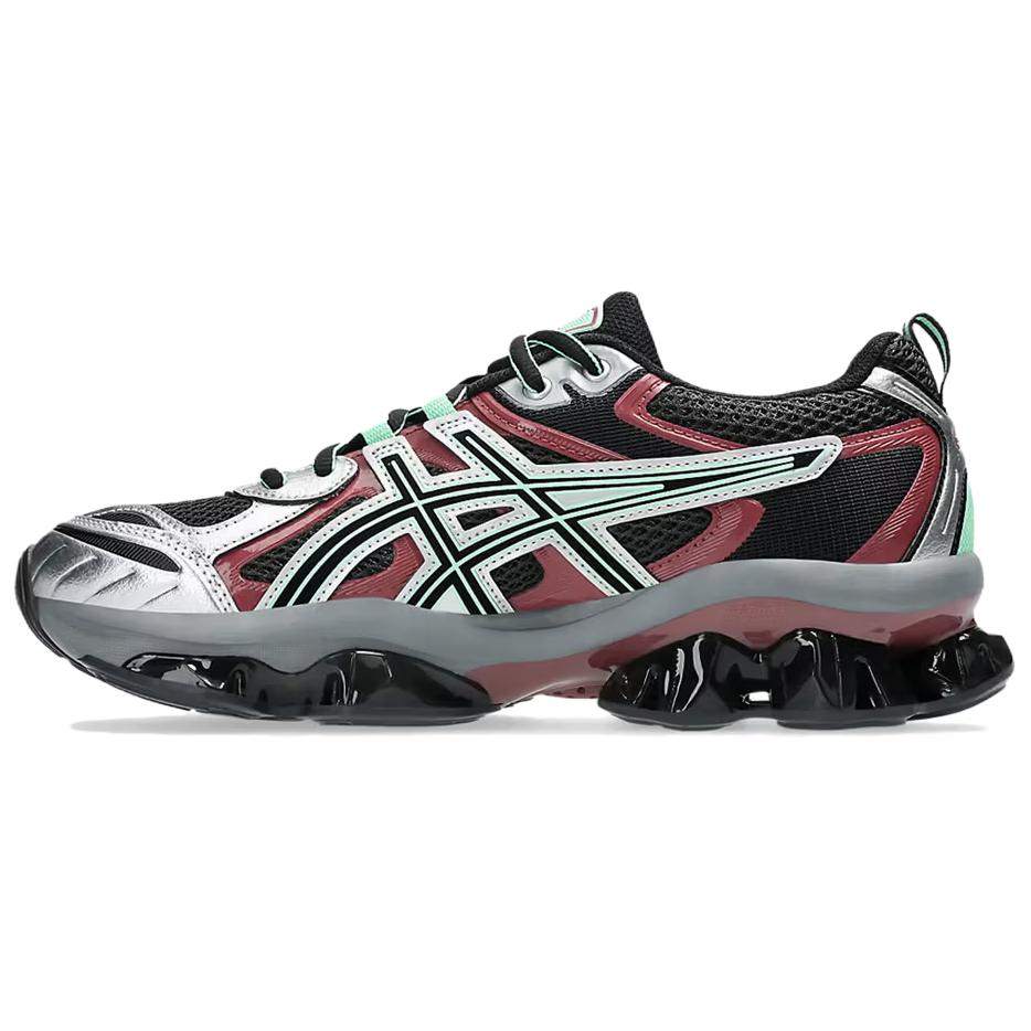 

Asics GEL Quantum Kinetic Abrasion Resistant Low top Running Shoes Unisex Black Silver Sneakers 1203A270-027 37.5
