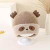 Cute Cartoon Baby Knitted Beanie Warm Woolen Winter Infant Boy Girl Hat Toddler Kids Ear Protection Crochet Cap