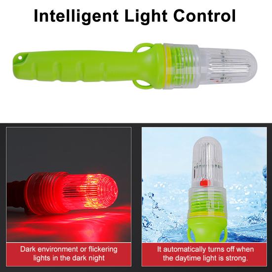 Boat Flares Marine LED Fishing Light with Multi-Mode Signals Waterproof Submersible Net Buoy