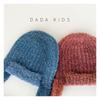 Japanese Children's Flying Hat Winter Wool Blended Warm Boy and Girl Solid Color Versatile Ear Protection Knitted Lei Feng Hat
