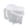 ABS Rice Washer with Handle Effort Saving Grains Washing Bowl Reusable Multi-functional Rice Strainer Washing Rice
