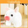 Maialino di peluche elettronico, piccolo, con funzioni di camminata e conversazione, ideale per il gioco e l'apprendimento dei bambini.
