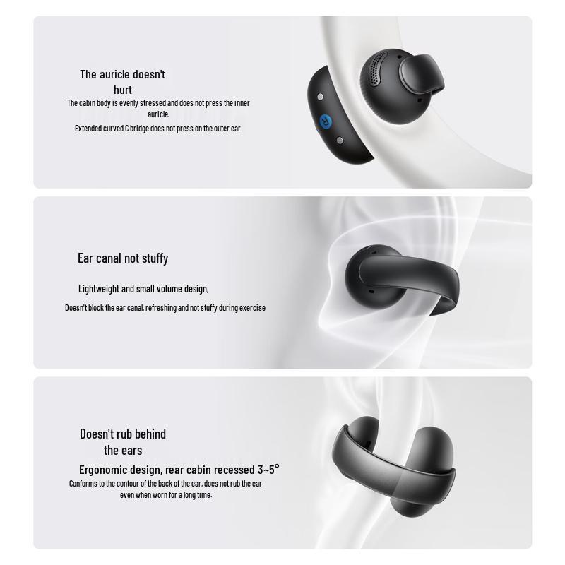 SoundCore AeroClip Open-Ear Bluetooth Ear Clip Headphones