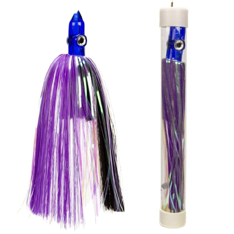 Soft Fishing Lures Squid Skirt Trolling Saltwater Baits for Bass Salmon Trout
