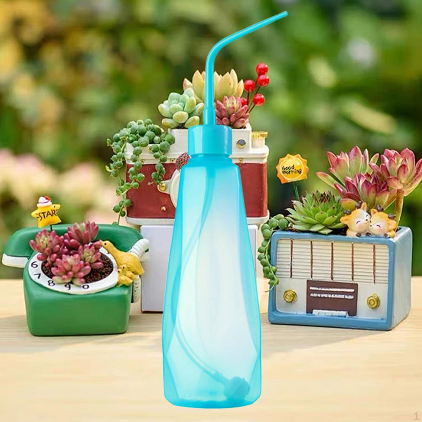 

Бутылка-лейка 480 мл для посадки, японский стиль, контейнер для распыления воды синий