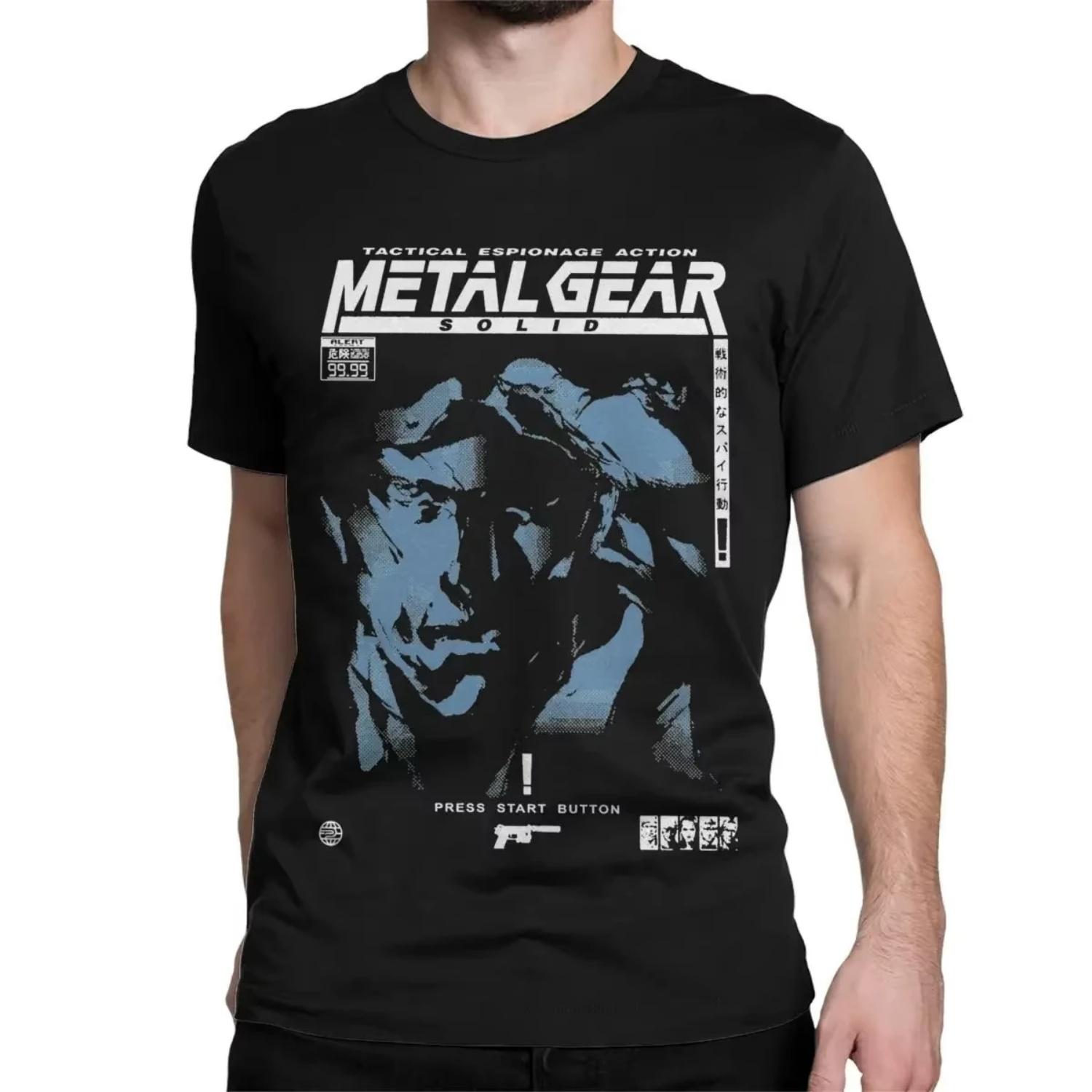 

RetroT-Shirt Funny Game Print Short Sleeve Tee for Gaming Enthusiasts Versatile and Simple Unisex Black and White S чёрный