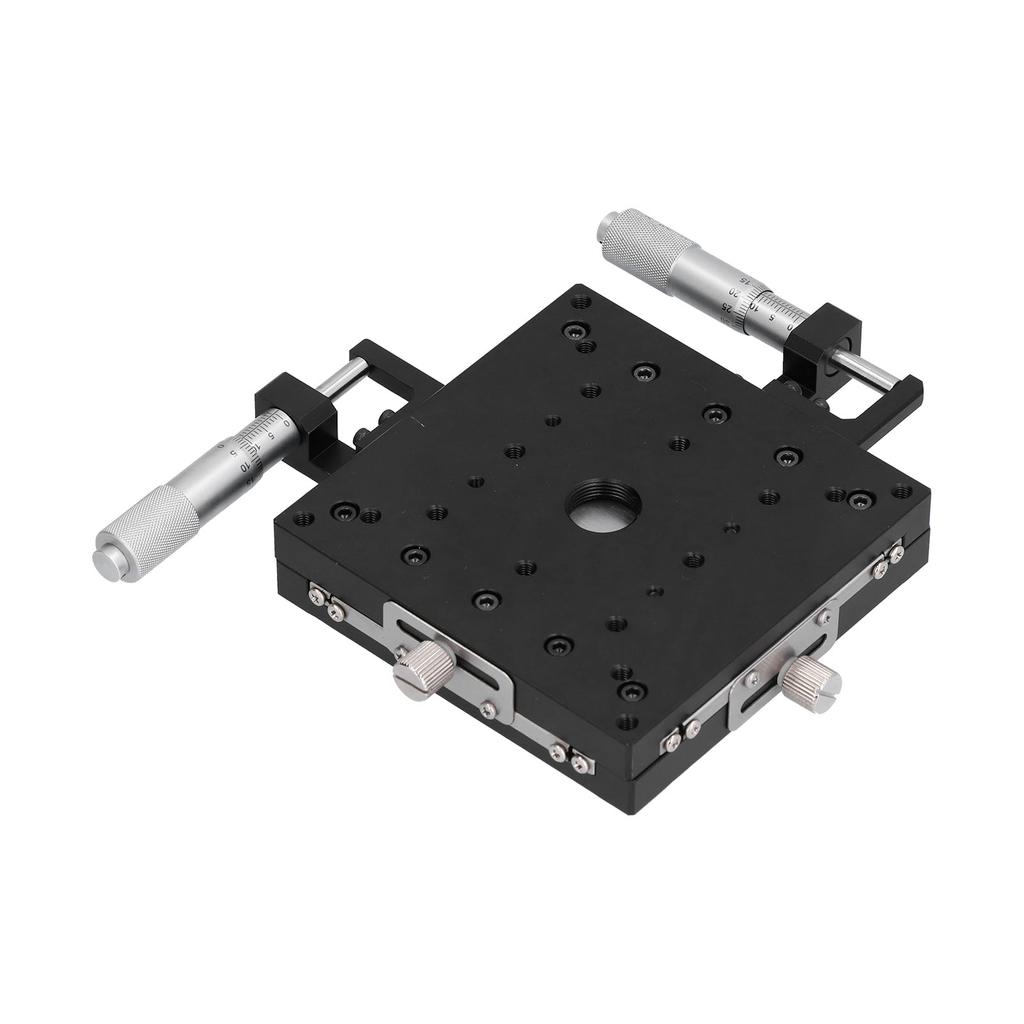 Translation Stage X Y Axes Sliding Table Micrometer Cross Roller Guide 100mmx100mm M2WGA100