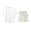 Li-Ning Fashion Logo Print Round Neck Short Sleeve T-Shirt Comfortable Versatile Skin-Friendly Shorts Casual Sports Suit AHSU999-1+YKSV129-1