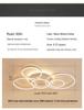 Nordic Modern LED Ceiling Lamp - Creative Round Design for Living Room, Study, Bedroom