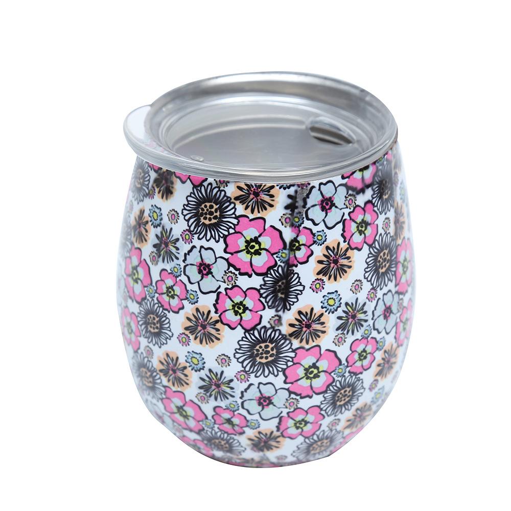 Egg Cup Stainless Steel Double-Layer Thickened Thermos Cup Coffee Cup Printing Advertising Gift