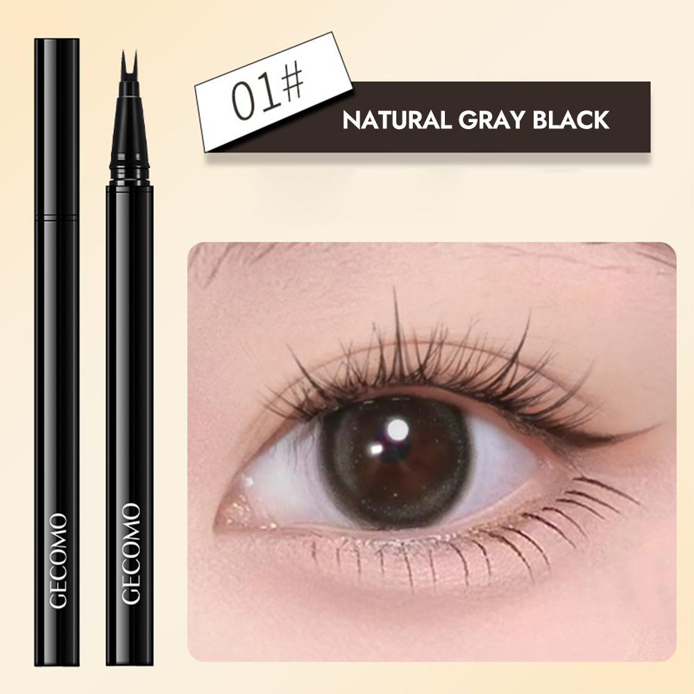 GECOMO 0,05 mm Ultrafeiner Unterwimpernstift, Präzise Kontrolle Augen-Make-up, Doppelseitiger Eyeliner-Wimpernstift