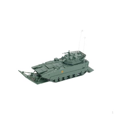 1/72 Model obrněného tanku Puzzle, DIY Sestavit Pásový pásový vozík Sestavený pro kluky