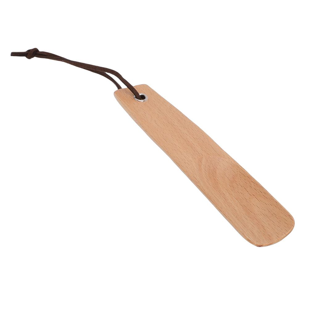 16 cm bokträ skohorn Bärbart Resvänligt Trä Skohöjare Dragverktyg