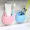 Bathroom Accessories Toothbrush Holder Wall Suction Cups Shower Holder Cute Sucker Toothbrush Holder Suction Hooks Bathroom Set