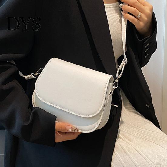 Exquisite Stitching Bag Women PU Leather Shoulder Stylish Satchel with Detachable & Adjustable Purse Strap Crossbody Saddle for Commuting Dating Party